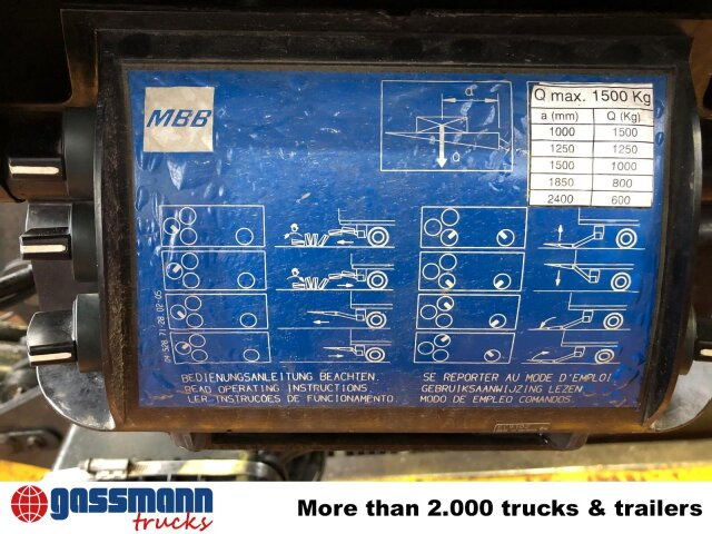 MBB 1500KUZF Ladebordwand unterfaltbar, 1,5t - Zdvíhacia plošina pre Nákladné auto: obrázok 3 MBB 1500KUZF Ladebordwand unterfaltbar, 1,5t - Zdvíhacia plošina pre Nákladné auto: obrázok 3