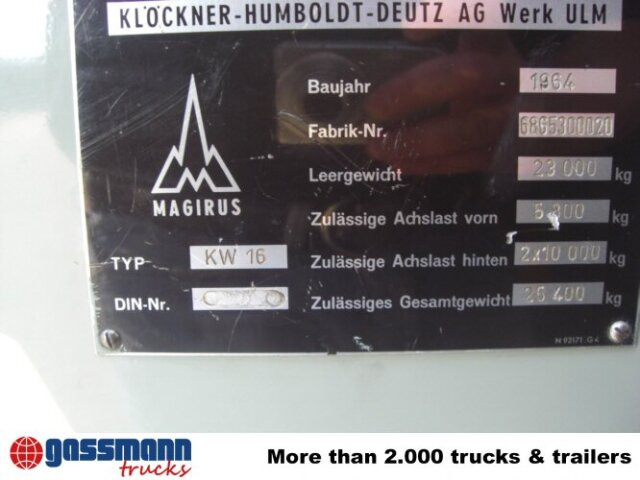 Magirus Deutz MAGIRUS URANUS 250D22 KW 16 Feuerwehr Kranwagen - Hasičské vozidlo, Auto s hydraulickou rukou: obrázok 4 Magirus Deutz MAGIRUS URANUS 250D22 KW 16 Feuerwehr Kranwagen - Hasičské vozidlo, Auto s hydraulickou rukou: obrázok 4