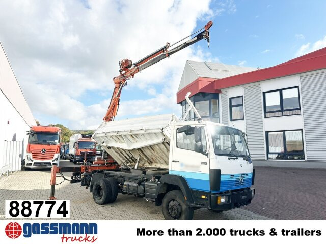 Mercedes-Benz 914 K 4x2, Kran Atlas 60.1, Funk - Sklápač, Auto s hydraulickou rukou: obrázok 1 Mercedes-Benz 914 K 4x2, Kran Atlas 60.1, Funk - Sklápač, Auto s hydraulickou rukou: obrázok 1