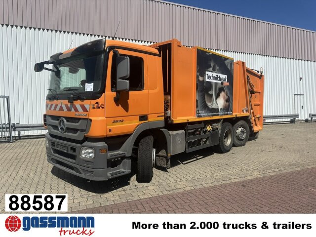 Mercedes-Benz Actros 2532/41 L 6x2, EEV, Lenkachse, Haller X2C - Auto na odvoz odpadu: obrázok 1 Mercedes-Benz Actros 2532/41 L 6x2, EEV, Lenkachse, Haller X2C - Auto na odvoz odpadu: obrázok 1