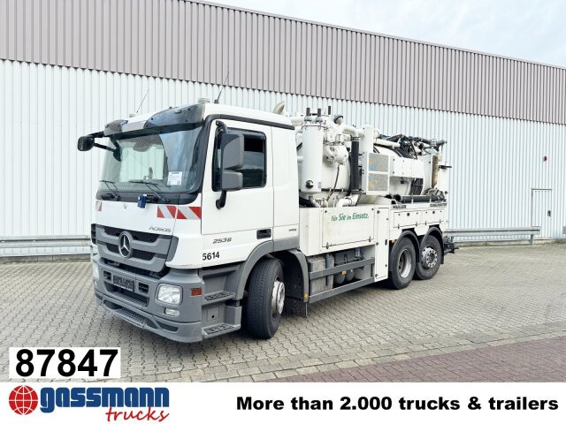 Mercedes-Benz Actros 2536 L 6x2, Müller Saug- und Spülwagen - Zametacie vozidlo: obrázok 1 Mercedes-Benz Actros 2536 L 6x2, Müller Saug- und Spülwagen - Zametacie vozidlo: obrázok 1