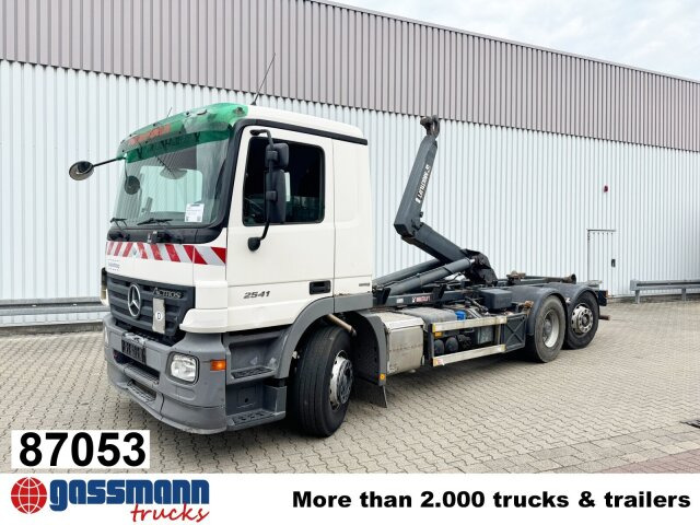 Mercedes-Benz Actros 2541 L 6x2, Retader, Lenkachse - Hákový nosič kontajnerov: obrázok 1 Mercedes-Benz Actros 2541 L 6x2, Retader, Lenkachse - Hákový nosič kontajnerov: obrázok 1
