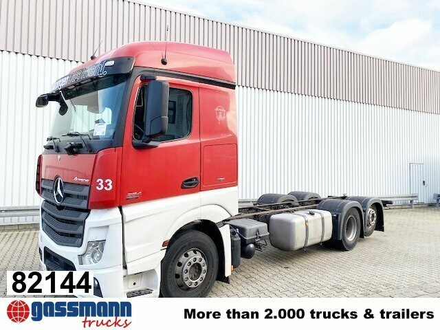 Mercedes-Benz Actros 2545 L 6x2, StreamSpace, Liftachse, - Podvozek s kabinou: obrázok 1 Mercedes-Benz Actros 2545 L 6x2, StreamSpace, Liftachse, - Podvozek s kabinou: obrázok 1