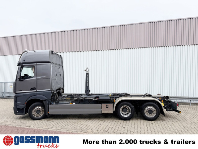 Mercedes-Benz Actros 2552 L 6x2, Lenk/Lift, Retarder, - Hákový nosič kontajnerov: obrázok 2 Mercedes-Benz Actros 2552 L 6x2, Lenk/Lift, Retarder, - Hákový nosič kontajnerov: obrázok 2