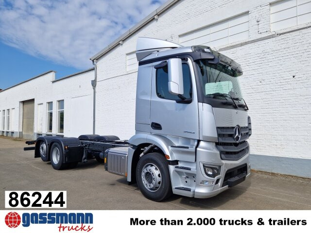 Mercedes-Benz Actros 2553 LL 6x2, Retarder, Liftachse, - Podvozek s kabinou: obrázok 1 Mercedes-Benz Actros 2553 LL 6x2, Retarder, Liftachse, - Podvozek s kabinou: obrázok 1