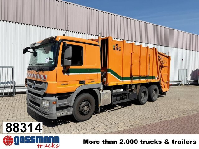 Mercedes-Benz Actros 2641/48 L 6x4, Haller M21X2C, Zöller - Auto na odvoz odpadu: obrázok 1 Mercedes-Benz Actros 2641/48 L 6x4, Haller M21X2C, Zöller - Auto na odvoz odpadu: obrázok 1