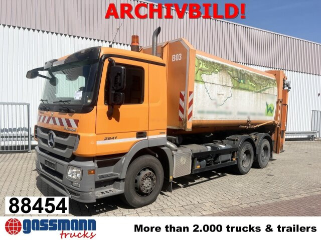 Mercedes-Benz Actros 2641/48 L 6x4, Seilabroller, Haller - Auto na odvoz odpadu: obrázok 1 Mercedes-Benz Actros 2641/48 L 6x4, Seilabroller, Haller - Auto na odvoz odpadu: obrázok 1