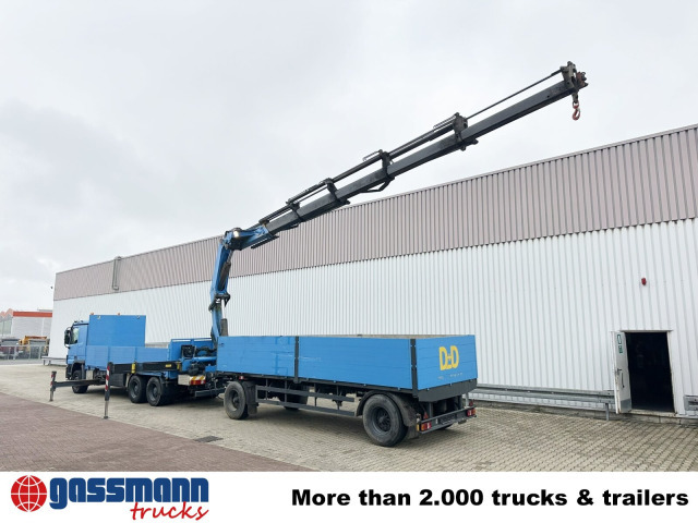 Mercedes-Benz Actros 2741 L 6x4, Twist-Lock ausz. auf 3m, - Valníkový/ Plošinový nákladný automobil, Auto s hydraulickou rukou: obrázok 4 Mercedes-Benz Actros 2741 L 6x4, Twist-Lock ausz. auf 3m, - Valníkový/ Plošinový nákladný automobil, Auto s hydraulickou rukou: obrázok 4