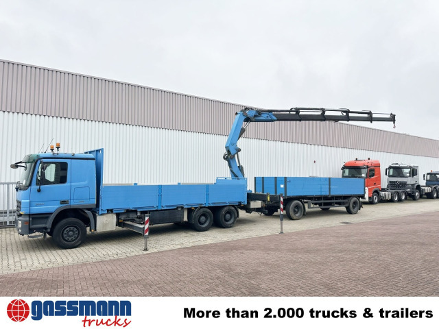 Mercedes-Benz Actros 2741 L 6x4, Twist-Lock ausz. auf 3m, - Valníkový/ Plošinový nákladný automobil, Auto s hydraulickou rukou: obrázok 3 Mercedes-Benz Actros 2741 L 6x4, Twist-Lock ausz. auf 3m, - Valníkový/ Plošinový nákladný automobil, Auto s hydraulickou rukou: obrázok 3