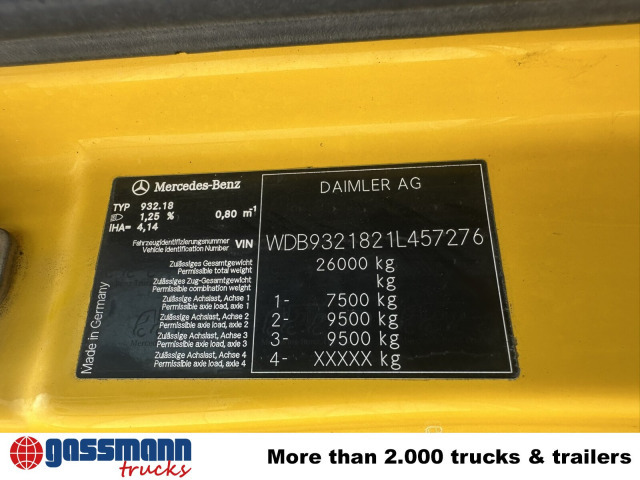 Mercedes-Benz Actros 3348 AK 6x6, Bordmatik links - Sklápač: obrázok 4 Mercedes-Benz Actros 3348 AK 6x6, Bordmatik links - Sklápač: obrázok 4