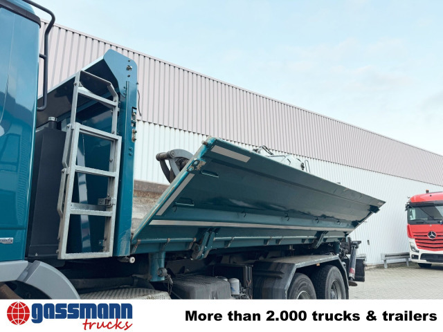 Mercedes-Benz Actros 3348 K 6x4, beidseitig Bormatik, Heckkran - Sklápač, Auto s hydraulickou rukou: obrázok 3 Mercedes-Benz Actros 3348 K 6x4, beidseitig Bormatik, Heckkran - Sklápač, Auto s hydraulickou rukou: obrázok 3