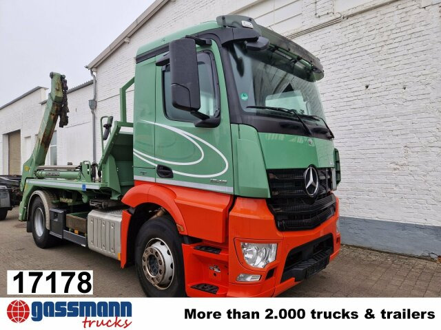 Mercedes-Benz Antos 1848 L 4x2, Meiller AK 12 MTG Teleskop, - Ramenový nosič kontajnerov: obrázok 1 Mercedes-Benz Antos 1848 L 4x2, Meiller AK 12 MTG Teleskop, - Ramenový nosič kontajnerov: obrázok 1