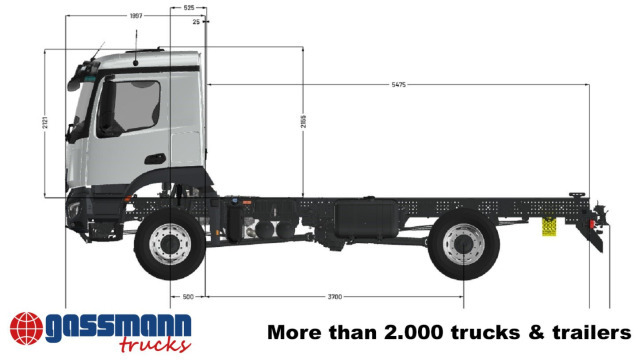 Mercedes-Benz Arocs 1827/30 A 4x4, mehrfach vorhanden! - Podvozek s kabinou: obrázok 5 Mercedes-Benz Arocs 1827/30 A 4x4, mehrfach vorhanden! - Podvozek s kabinou: obrázok 5