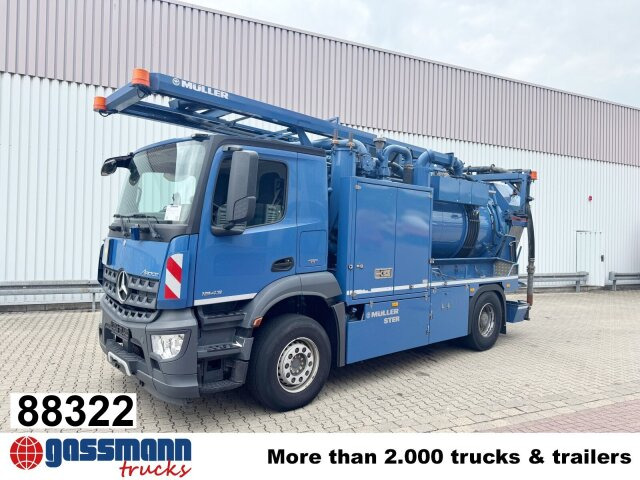 Mercedes-Benz Arocs 1843 L 4x2, Müller Canalmaster ca. 8m³, - Zametacie vozidlo: obrázok 1 Mercedes-Benz Arocs 1843 L 4x2, Müller Canalmaster ca. 8m³, - Zametacie vozidlo: obrázok 1