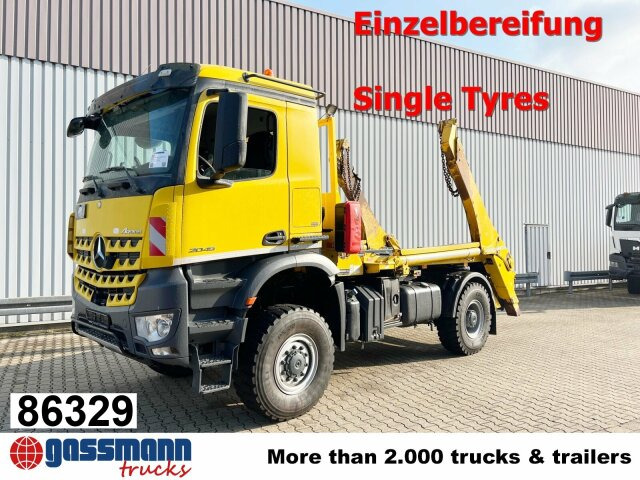 Mercedes-Benz Arocs 2045 AK 4x4, GROUNDER, Funk - Ramenový nosič kontajnerov: obrázok 1 Mercedes-Benz Arocs 2045 AK 4x4, GROUNDER, Funk - Ramenový nosič kontajnerov: obrázok 1