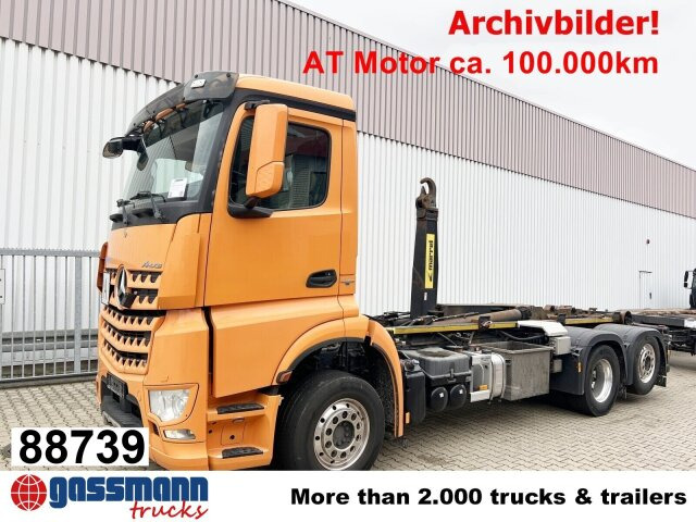 Mercedes-Benz Arocs 2552 L 6x2, Lenk-/Liftachse - Hákový nosič kontajnerov: obrázok 1 Mercedes-Benz Arocs 2552 L 6x2, Lenk-/Liftachse - Hákový nosič kontajnerov: obrázok 1