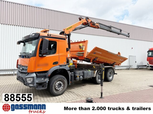 Mercedes-Benz Arocs 2643 K 6x4, Navi, Bordmatik, Kran - Sklápač, Auto s hydraulickou rukou: obrázok 1 Mercedes-Benz Arocs 2643 K 6x4, Navi, Bordmatik, Kran - Sklápač, Auto s hydraulickou rukou: obrázok 1