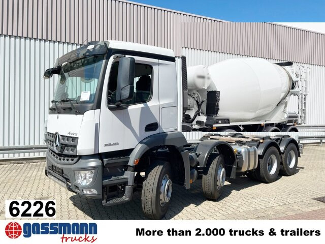 Mercedes-Benz Arocs 3240 8x4, 9/10m³ Mischer - Domiešavač: obrázok 1 Mercedes-Benz Arocs 3240 8x4, 9/10m³ Mischer - Domiešavač: obrázok 1