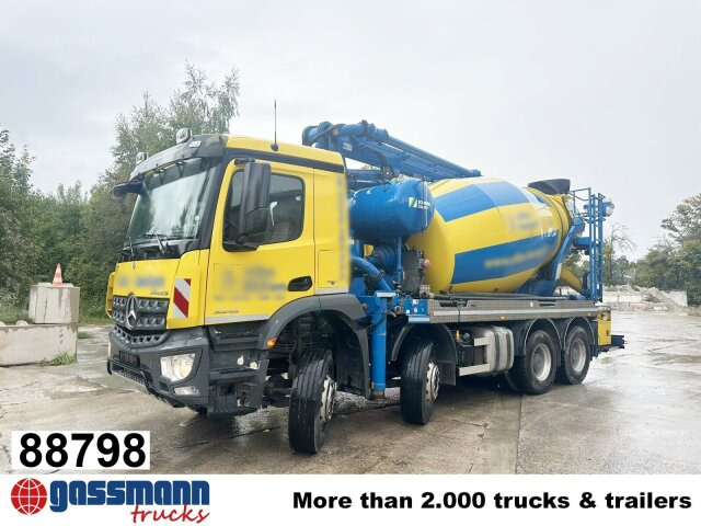Mercedes-Benz Arocs 3246 B 8x4 Stetter Mischer 7m³, Pumpe 25m - Domiešavač: obrázok 1 Mercedes-Benz Arocs 3246 B 8x4 Stetter Mischer 7m³, Pumpe 25m - Domiešavač: obrázok 1