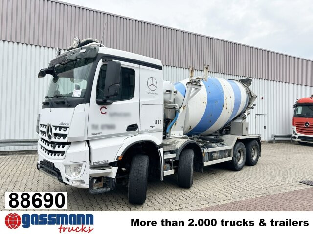 Mercedes-Benz Arocs 3251 8x4/4, Betonmischer Liebherr ca. 9m³ - Domiešavač: obrázok 1 Mercedes-Benz Arocs 3251 8x4/4, Betonmischer Liebherr ca. 9m³ - Domiešavač: obrázok 1