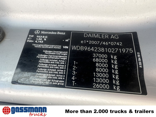 Mercedes-Benz Arocs 3251 LK 8x4/4, Retarder, Stahlmulde ca. - Damper: obrázok 3 Mercedes-Benz Arocs 3251 LK 8x4/4, Retarder, Stahlmulde ca. - Damper: obrázok 3