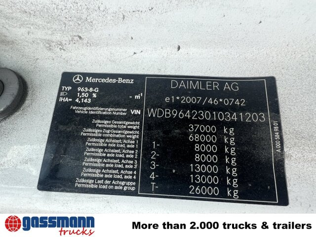 Mercedes-Benz Arocs 3253 K 8x4/4, Retarder, Stahlmulde ca. - Damper: obrázok 2 Mercedes-Benz Arocs 3253 K 8x4/4, Retarder, Stahlmulde ca. - Damper: obrázok 2