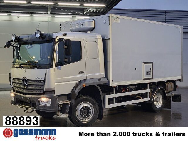 Mercedes-Benz Atego 1330 4x4, Iso-Koffer mit Heizung und LBW - Skříňový nákladní auto: obrázok 1 Mercedes-Benz Atego 1330 4x4, Iso-Koffer mit Heizung und LBW - Skříňový nákladní auto: obrázok 1