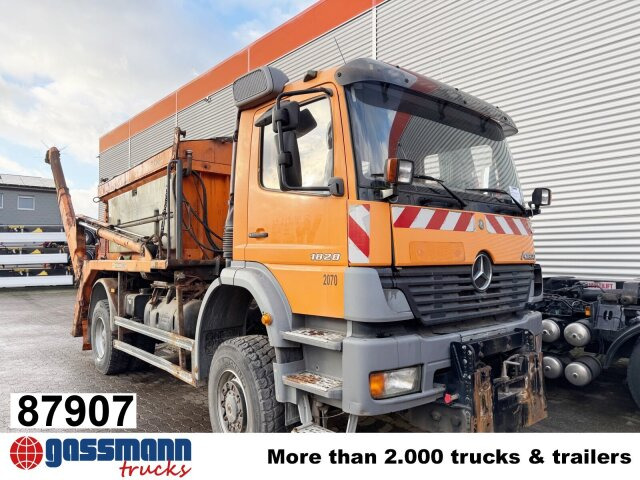 Mercedes-Benz Atego 1828 4x4, Tele-Absetzer, - Ramenový nosič kontajnerov: obrázok 1 Mercedes-Benz Atego 1828 4x4, Tele-Absetzer, - Ramenový nosič kontajnerov: obrázok 1