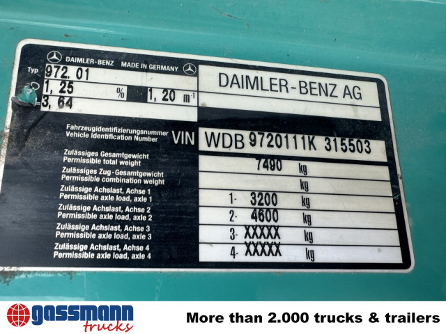 Mercedes-Benz Atego 815 K 4x2, 2x AHK - Sklápač: obrázok 3 Mercedes-Benz Atego 815 K 4x2, 2x AHK - Sklápač: obrázok 3