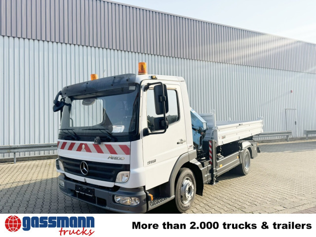 Mercedes-Benz Atego 818 K 4x2 mit Kran Atlas AK 50.1-A2 - Sklápač, Auto s hydraulickou rukou: obrázok 2 Mercedes-Benz Atego 818 K 4x2 mit Kran Atlas AK 50.1-A2 - Sklápač, Auto s hydraulickou rukou: obrázok 2