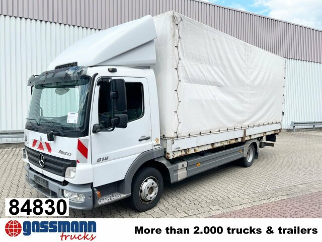 Mercedes-Benz Atego 818 L 4x2 mit LBW BÄR - Valníkový/ Plošinový nákladný automobil: obrázok 1 Mercedes-Benz Atego 818 L 4x2 mit LBW BÄR - Valníkový/ Plošinový nákladný automobil: obrázok 1