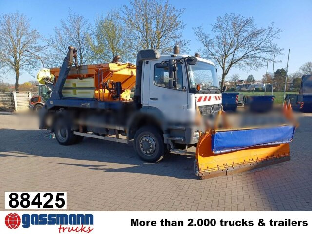 Mercedes-Benz Axor 1824 4x4, Tele-Absetzer, - Ramenový nosič kontajnerov: obrázok 1 Mercedes-Benz Axor 1824 4x4, Tele-Absetzer, - Ramenový nosič kontajnerov: obrázok 1