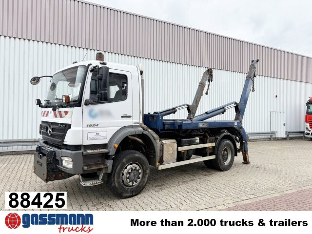 Mercedes-Benz Axor 1824 AK 4x4, Tele-Absetzer, - Ramenový nosič kontajnerov: obrázok 1 Mercedes-Benz Axor 1824 AK 4x4, Tele-Absetzer, - Ramenový nosič kontajnerov: obrázok 1