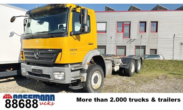 Mercedes-Benz Axor 2629 K 6x4, PTO, Steel, Manual, 6-Zylinder - Podvozek s kabinou: obrázok 1 Mercedes-Benz Axor 2629 K 6x4, PTO, Steel, Manual, 6-Zylinder - Podvozek s kabinou: obrázok 1