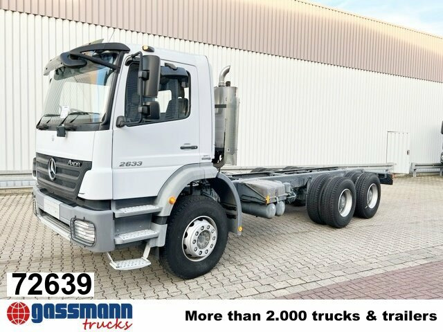 Mercedes-Benz Axor 2633 K 6x4 RHD - Podvozek s kabinou: obrázok 1 Mercedes-Benz Axor 2633 K 6x4 RHD - Podvozek s kabinou: obrázok 1