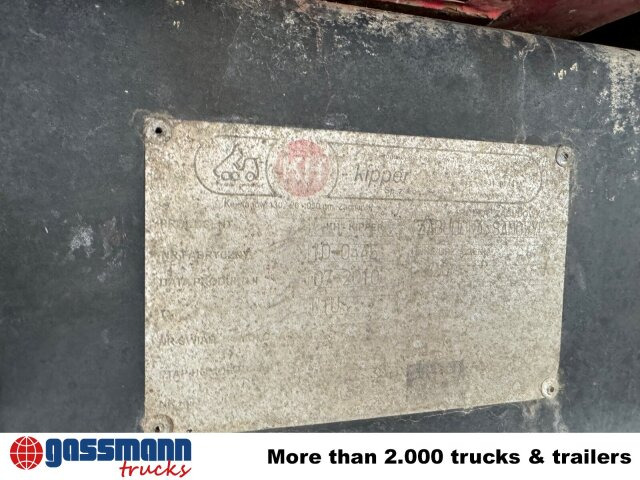 Muldenkippaufbau ca. 16m³ - Sklápacia nadstavba: obrázok 5 Muldenkippaufbau ca. 16m³ - Sklápacia nadstavba: obrázok 5