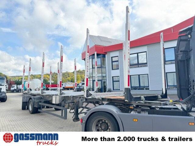 Klanicový náves ROHR RSK/30IV Holzauflieger, Lenkachse, Verzinkt: obrázok 7