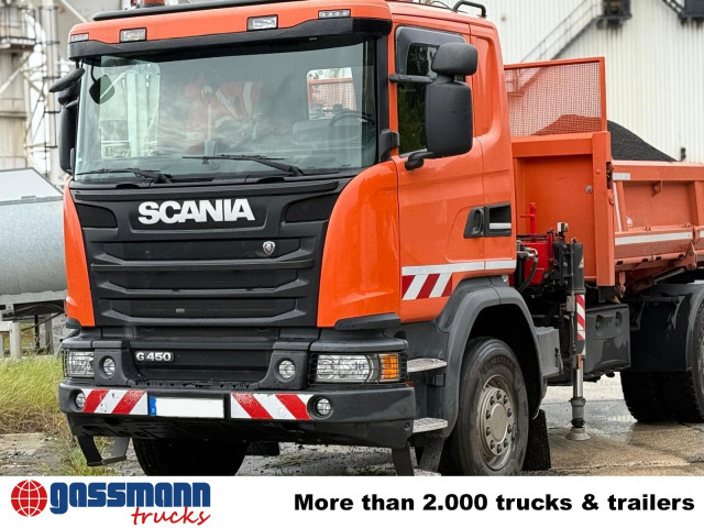 Scania G 450 4x2, Bordmatik, Kran Fassi F185A.2.24, - Sklápač, Auto s hydraulickou rukou: obrázok 2 Scania G 450 4x2, Bordmatik, Kran Fassi F185A.2.24, - Sklápač, Auto s hydraulickou rukou: obrázok 2