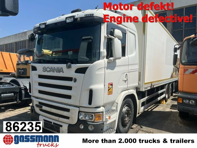 Scania G420 6x2, Liftachse, Hiab LBW, Motor defekt! - Skříňový nákladní auto: obrázok 1 Scania G420 6x2, Liftachse, Hiab LBW, Motor defekt! - Skříňový nákladní auto: obrázok 1