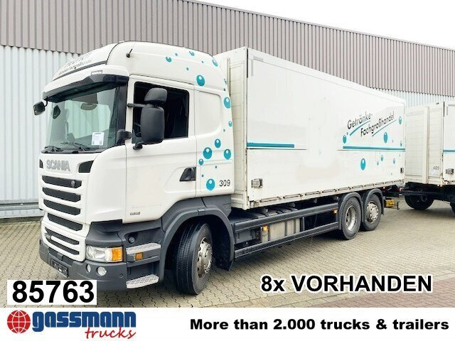 Scania R450 LB 6x2-4 Getränkekoffer, Retarder, - Skříňový nákladní auto: obrázok 1 Scania R450 LB 6x2-4 Getränkekoffer, Retarder, - Skříňový nákladní auto: obrázok 1