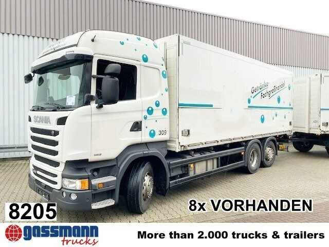 Scania R450 LB 6x2-4 Getränkekoffer, Retarder, - Skříňový nákladní auto: obrázok 1 Scania R450 LB 6x2-4 Getränkekoffer, Retarder, - Skříňový nákladní auto: obrázok 1