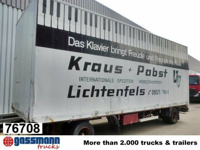 Sommer Sommer AC 160 TL, Möbelkofferanhänger, LBW, - Plachtový príves: obrázok 1 Sommer Sommer AC 160 TL, Möbelkofferanhänger, LBW, - Plachtový príves: obrázok 1