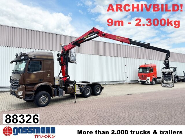 Mercedes-Benz Arocs 3351 LS 6x6, Grounder, MirrorCam, Navi, - Ťahač: obrázok 1 Mercedes-Benz Arocs 3351 LS 6x6, Grounder, MirrorCam, Navi, - Ťahač: obrázok 1