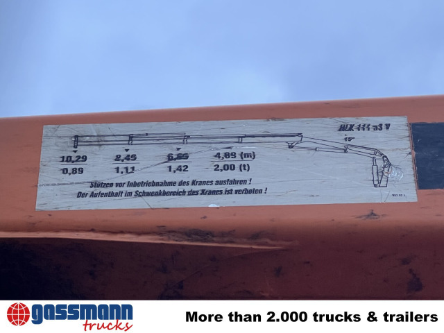 Unimog U400 4x4, Frontzapfwelle, Kipper, Kran MKG HKL - Sklápač, Auto s hydraulickou rukou: obrázok 4 Unimog U400 4x4, Frontzapfwelle, Kipper, Kran MKG HKL - Sklápač, Auto s hydraulickou rukou: obrázok 4