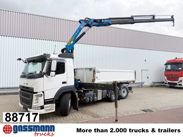 Volvo FM 460 6x2, Lenk-/Liftachse, Alu-Bordwände, - Sklápač, Auto s hydraulickou rukou: obrázok 1 Volvo FM 460 6x2, Lenk-/Liftachse, Alu-Bordwände, - Sklápač, Auto s hydraulickou rukou: obrázok 1