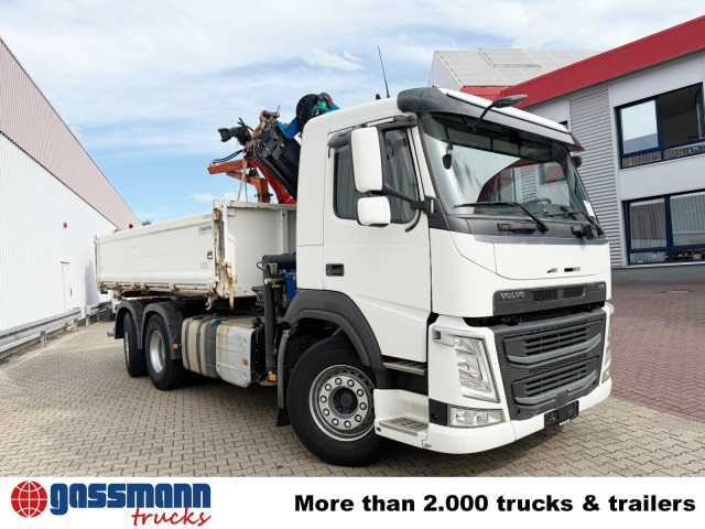 Sklápač, Auto s hydraulickou rukou Volvo FM 460 6x2, Lenk-/Liftachse, Alu-Bordwände,: obrázok 10