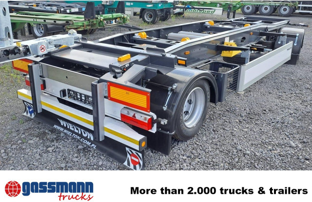 Nový Hákový/ Ramenový nosič přívěs Wielton PS2H M3 Schlitten-Abrollanhänger: obrázok 8