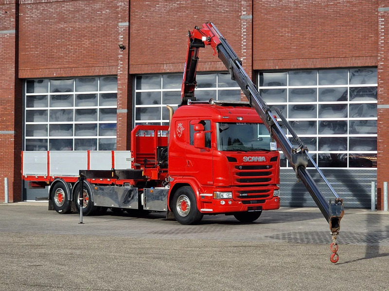 Scania G450 6x2*4 - HMF 2620 K5 Crane with remote - Retarder - Steering axle - Auto s hydraulickou rukou: obrázok 1 Scania G450 6x2*4 - HMF 2620 K5 Crane with remote - Retarder - Steering axle - Auto s hydraulickou rukou: obrázok 1
