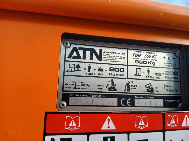 Atn PIAF 660 RC - Iné stroje: obrázok 5 Atn PIAF 660 RC - Iné stroje: obrázok 5