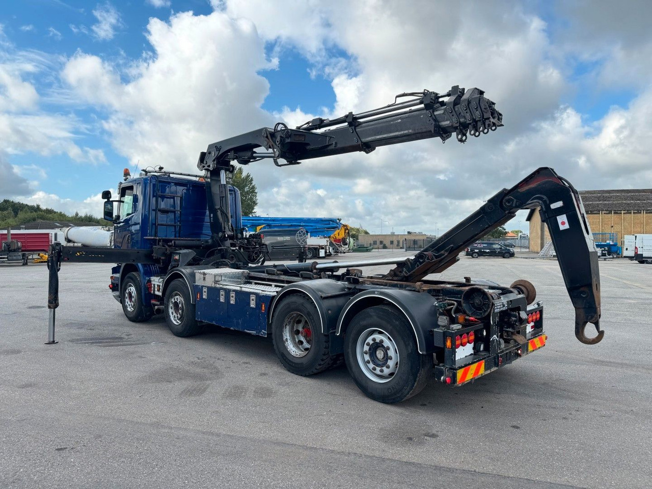 Scania G480 8x2*6 Hakenlift / Hiab 244 EP-5 Hipro - Auto s hydraulickou rukou: obrázok 4 Scania G480 8x2*6 Hakenlift / Hiab 244 EP-5 Hipro - Auto s hydraulickou rukou: obrázok 4